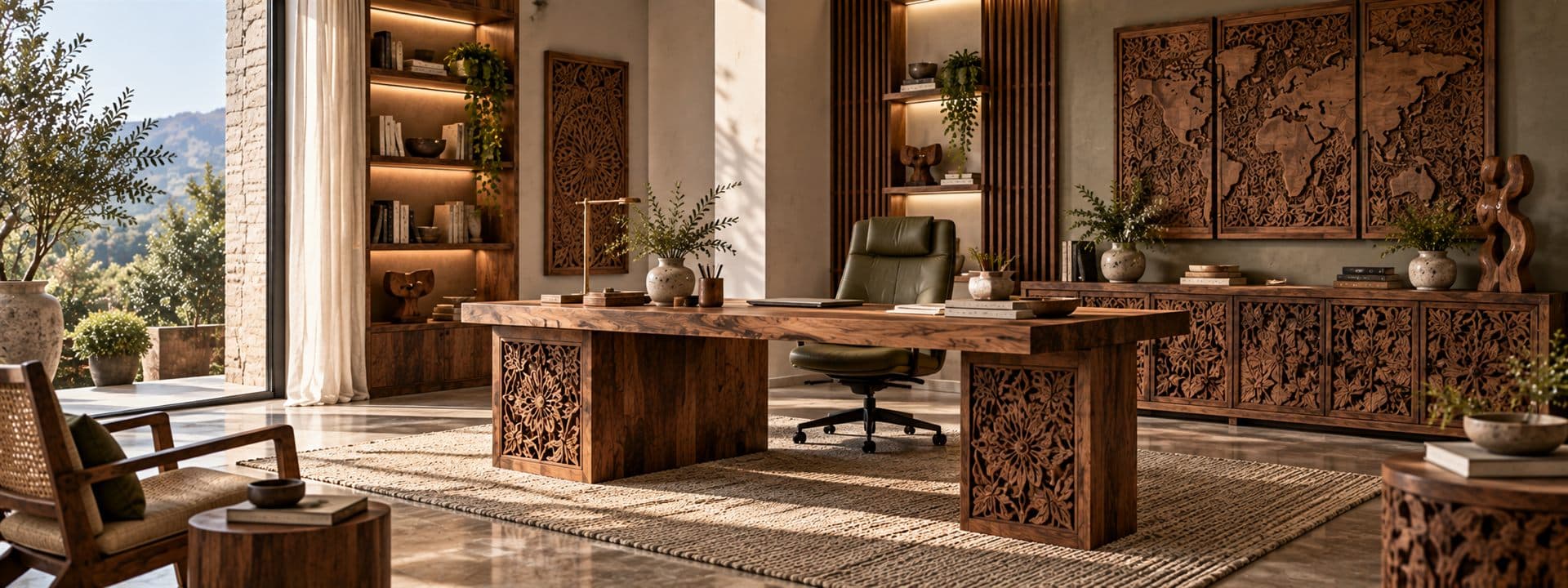Home Office — handcrafted solid wood furniture