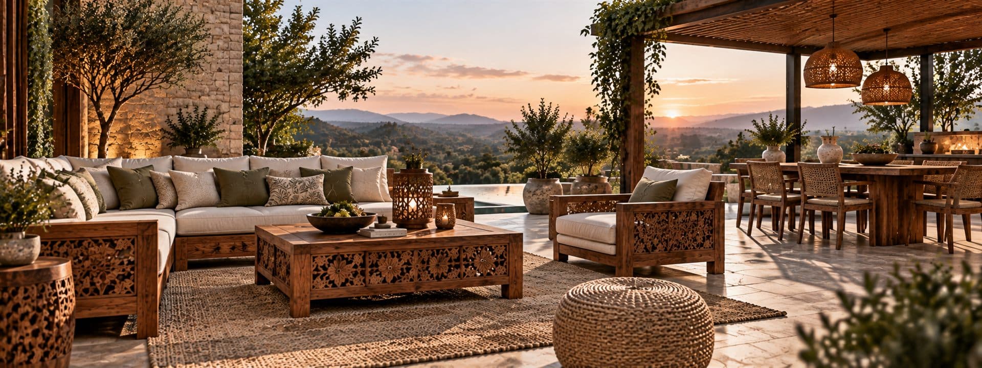 Outdoor — handcrafted solid wood furniture