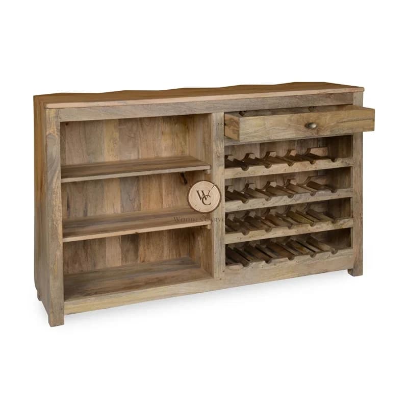 Mango Wood Bar Cabinet, another view