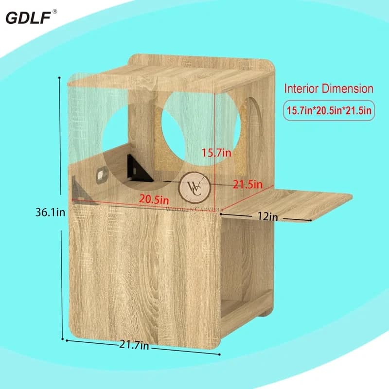 Silicone Cat Feeding Station / Perch, another view