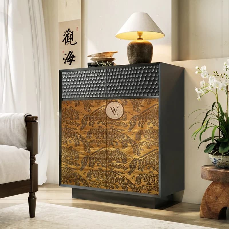 Sheesham Wood Storage Cabinet 3, another view