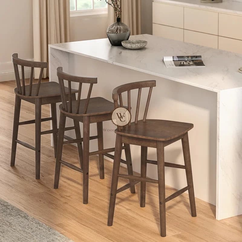 Sheesham Wood Counter Stool 2